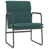 Lounge Chair Dark Green 55x64x80 cm Fabric 351346