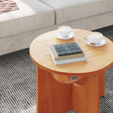 Coffee Table Wax Brown 50 x 50 x 35 cm Solid pine wood 873531