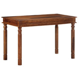 ZNTS Dining Table 120x60x77 cm Solid Wood Acacia 4102366