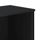 Bookcase Black 80x31x106 cm Engineered Wood 848624