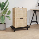 Transport Trolleys 2 pcs Black 58x38x12 cm Polypropylene 3143921