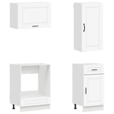 Kitchen Unit PORTO 8 pcs White Engineered Wood 3438173