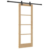 Sliding Door ORKDAL Natural and Black 73.5 x 198.5 cm 3332155