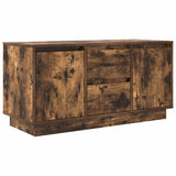 TV Cabinet with LED Lights Smoked Oak 100x41x50 cm 861413