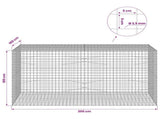 Gabion with 3.5 mm Wire and 5x5 cm Mesh 200x100x100 cm 3462430