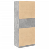Wardrobe Concrete Grey 80x50x200 cm Engineered Wood 3307696