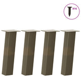 Coffee Table Legs 4 pcs Natural Steel 30 cm Steel 4012499