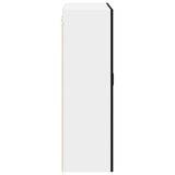 Wall Glass Cabinet LUCCA Black 80 x 31 x 100 cm Engineered Wood 885156