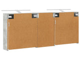 Bathroom Cabinet Set 3 pcs 130 x 14.5 x 70 cm Engineered wood 3403771