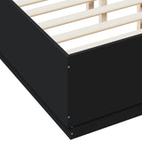 Bed Frame without Mattress Black 135x190 cm Double 3209738