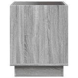 Bedside Table with Infinity LED Grey Sonoma 40x40x50 cm 3284082