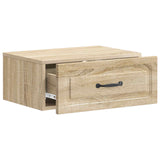 Wall-Mounted Bedside Cabinet 2 pcs Sonoma Oak 49 x 34.5 x 20 cm 899300