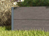 34 x 69.5cm Garden Planter Box, with Back Trellis, Grey T3398P317836