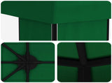 Gazebo 4 x 3 m Green Polyester and Steel 190 gsm 900377