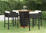 Garden Bar Set Black, Cream white 3095396