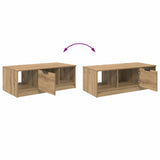 Coffee Table Artisan Oak 102 x 50 x 36cm Engineered Wood 880520
