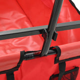 143778 Folding Hand Trolley Steel Red