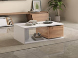 Coffee table with 360&degRotating drawer , Highgloss Centre Table with 1 drawers, Rotating Sofa Side N605P374200Z