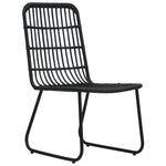 ZNTS 7 Piece Outdoor Dining Set Poly Rattan and Glass 3060247