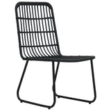 ZNTS 7 Piece Outdoor Dining Set Poly Rattan and Glass 3060247