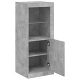 Sideboard with LED Lights Concrete Grey 41x37x100 cm 836647