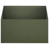 Garden Planter 2 pcs Olive Green 80 x 80 x 40 cm 8005113