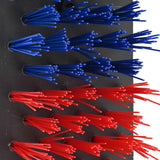 Cattle Brushes Adjustable Red and Blue 84 x 10 x 91 cm PVC 42006837