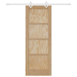 Sliding Door Manual Natural and white 73.5 x 198.5 cm 3333550