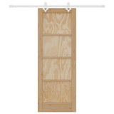 Sliding Door Manual Natural and white 73.5 x 198.5 cm 3333550