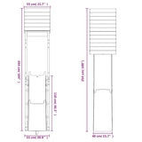 Outdoor Playset Solid Wood Pine 3156895