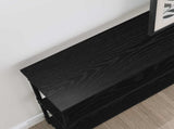 Console Table Black oak 100 x 22.5 x 75 cm Engineered Wood 883505