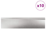 Snail Fences 16 pcs Silver Stainless Steel 874888