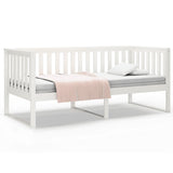 Day Bed without Mattress White 90x190 cm Single Solid Wood Pine 820882