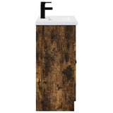Bathroom Furniture Set Smoked Oak 78.5 x 37.5 x 81 cm 3404139