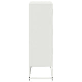 Sideboard White 68.5x38.5x123.5 cm Steel 846493