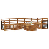 Sectional Sofa Set 7 pcs Natural Solid Acacia Wood 3374939