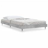 Bed Frame without Mattress Concrete Grey 100x200 cm 832161