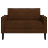 XXL Armchair Brown Faux Suede Leather 42043538