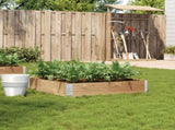 Garden Planter 100x100 cm Solid Pine Wood 3295395