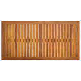 Garden Table Natural Wood Solid Acacia Wood Medium Durable 319718