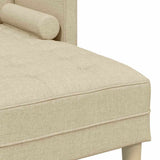 Sofa Set with Cushion Cream 173 x 131 x 67 cm Polyester 42001919