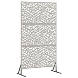 Privacy Screen Grey 100 x 50 x 180 cm Weathering Steel 868562
