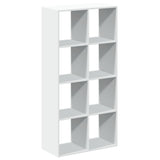 Room Divider Bookcase White 69.5x29x137.5 cm Engineered Wood 858021