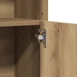 Bathroom Cabinet Artisan Oak 32x25.5x190 cm Engineered Wood 856049