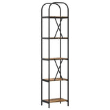 Bookshelf Smoked Oak 40 x 30 x 183 cm Engineered wood 879871