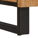 Sideboard with Drawer Brown 40 x 33 x 75 cm Solid Mango Wood 4018067