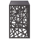 Air Conditioner Cover Black 110 x 50 x 80 cm Steel 8014164