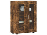 Sideboard FLORIN Smoked Oak 55.5 x 29 x 100 cm Engineered Wood 880256