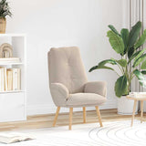 Armchair Light Grey 69 x 74 x 93 cm Sherpa Fabric 42001844