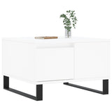 Coffee Table White 55x55x36.5 cm Engineered Wood 830764